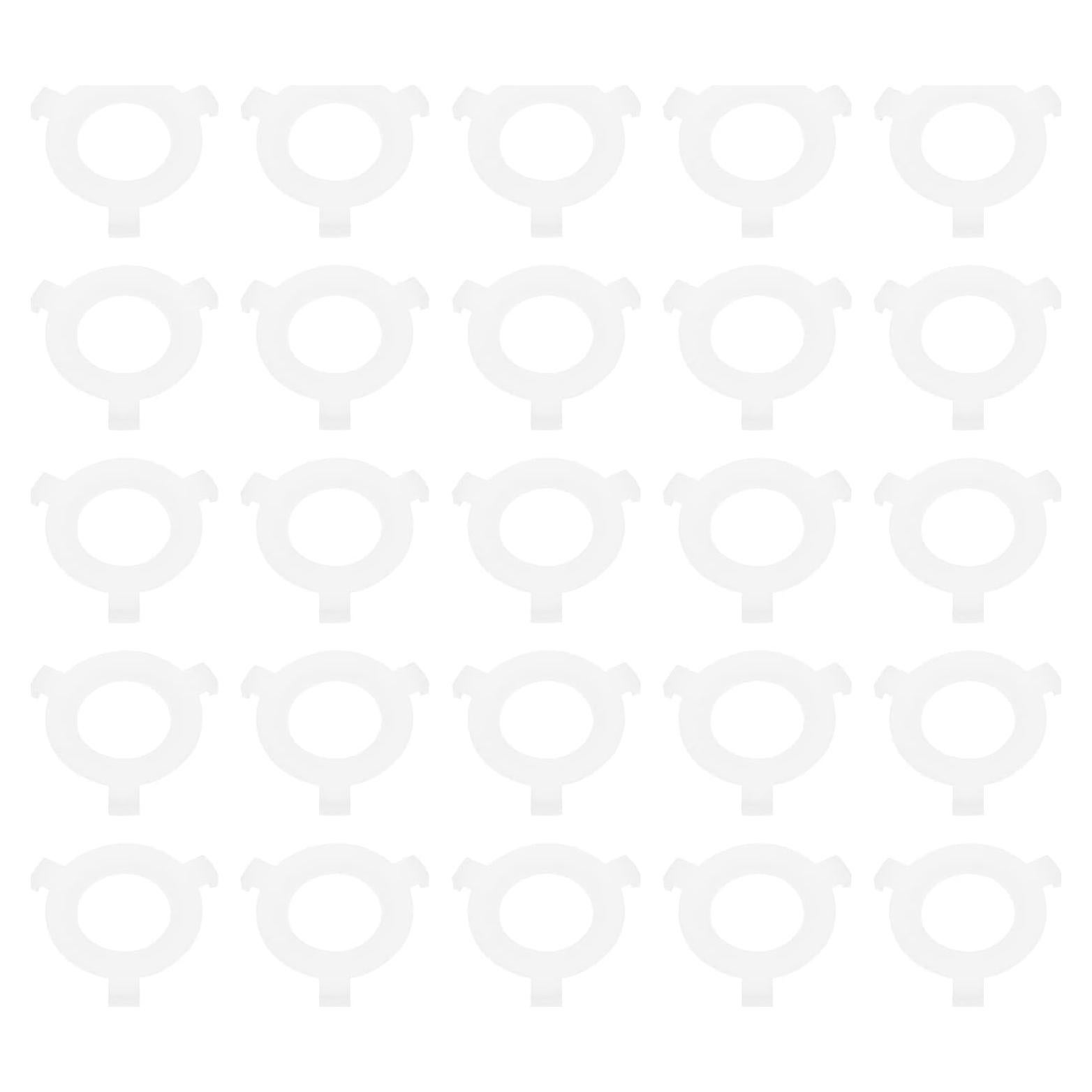 50 Anillos Adaptadores de Pantalla de Lámpara E27 a E14 Balacoo