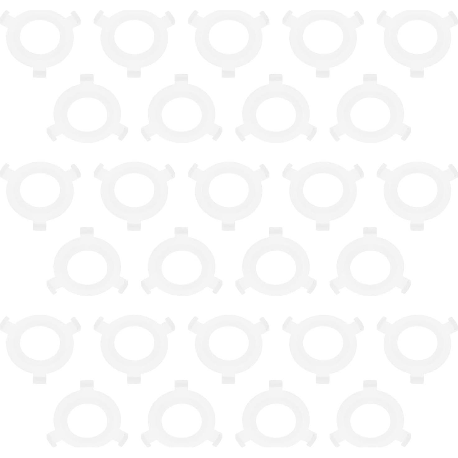 50 Anillos Adaptadores de Pantalla de Lámpara E27 a E14 Balacoo