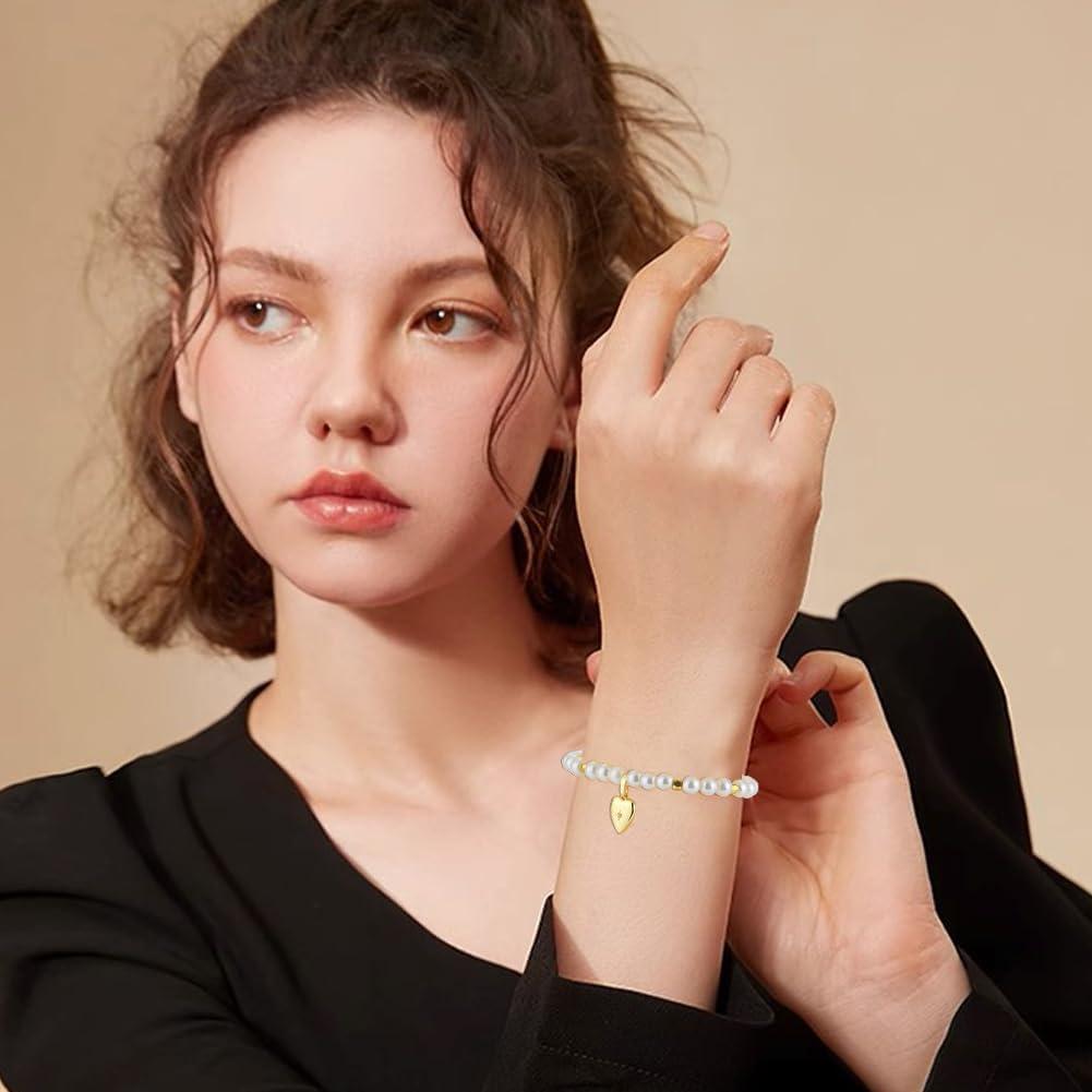 Beebeecraft 12 Piezas Charms de Corazón Oro 18K para Joyería DIY