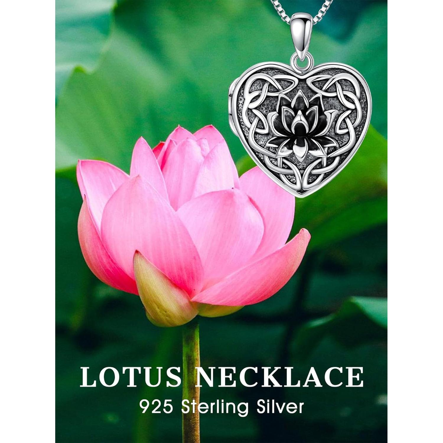 Collar medallón plateado personalizado Dorunmo 925 para fotos