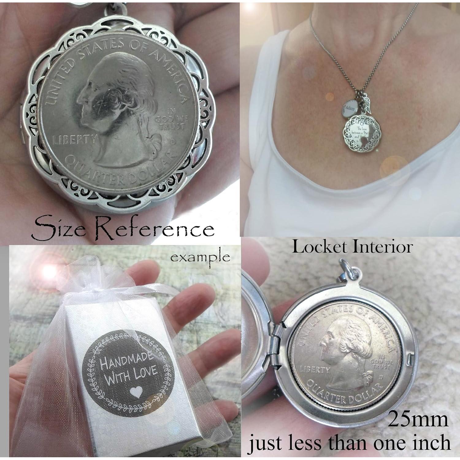 Collar Medallón Madre e Hijo Acero Inoxidable Personalizado