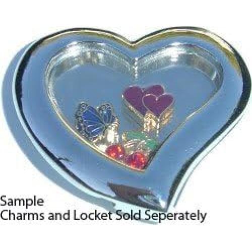 Collar Locket de Cristal en Forma de Gota Clearly Charming 40.64 cm