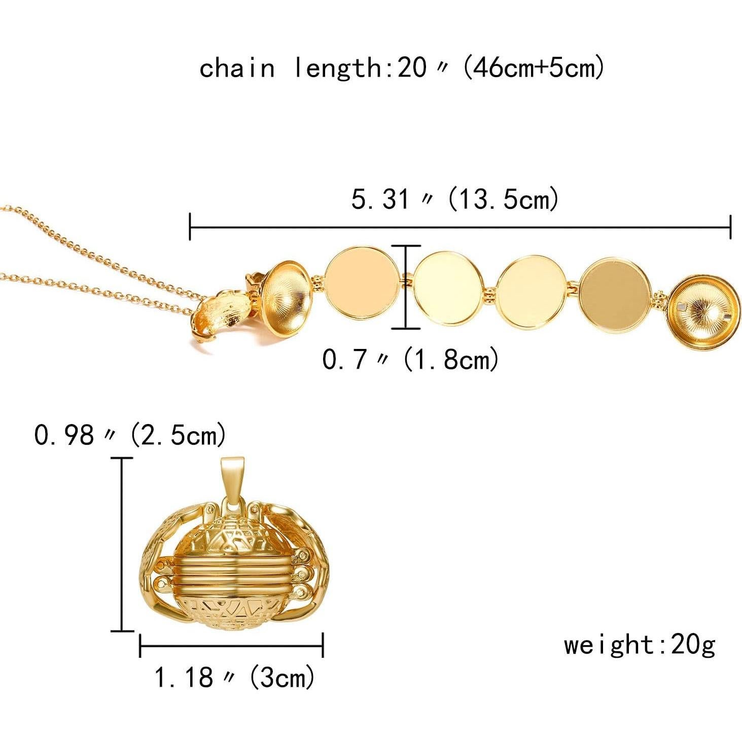 Collar Locket de Foto Sisadodo para Mujeres - Acero Inoxidable