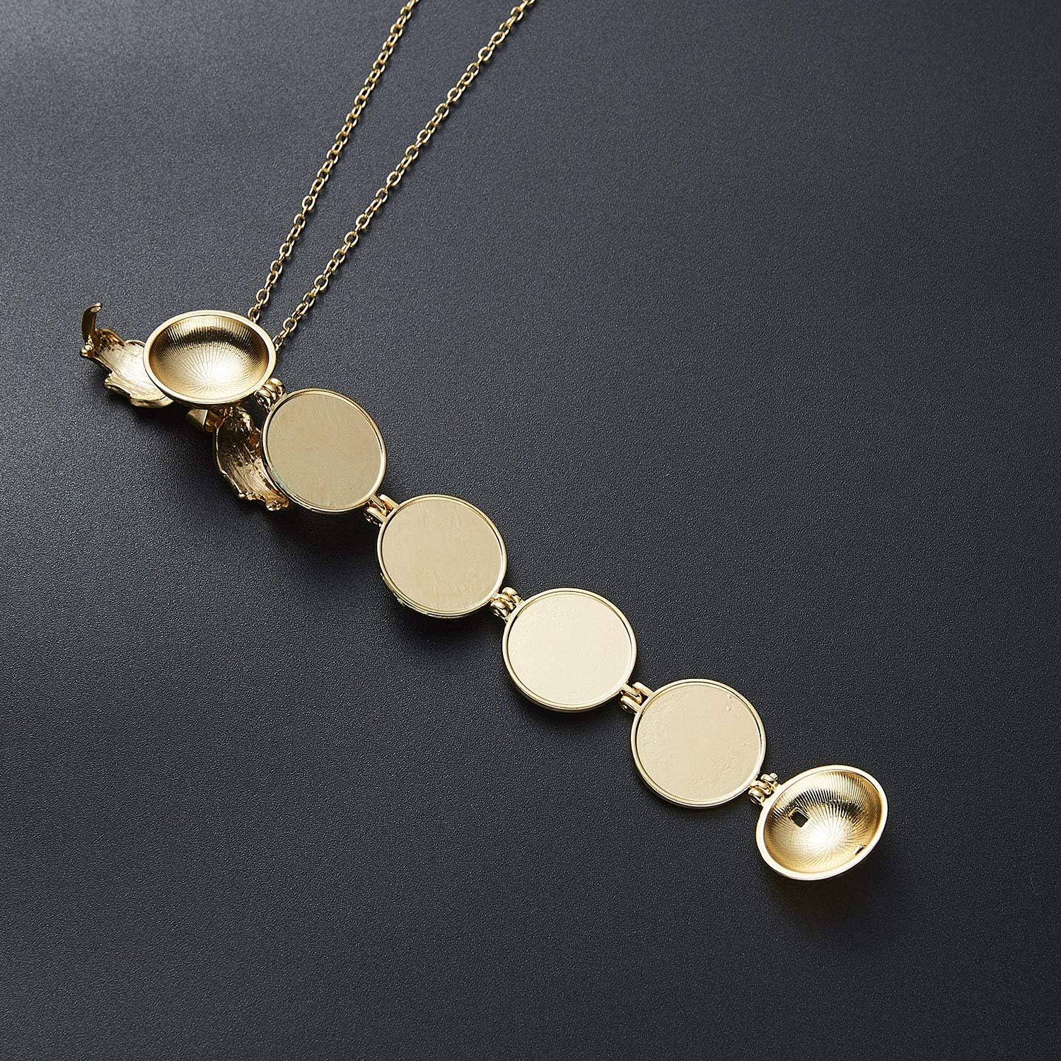 Collar Locket de Foto Sisadodo para Mujeres - Acero Inoxidable