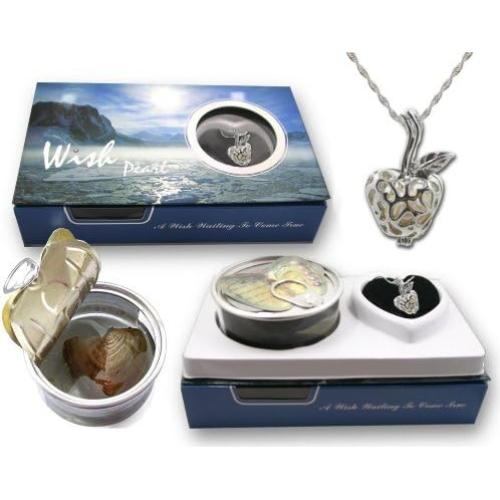 Collar de Manzana Pearlina con Perla Cultivada y Cadena 45.72 cm