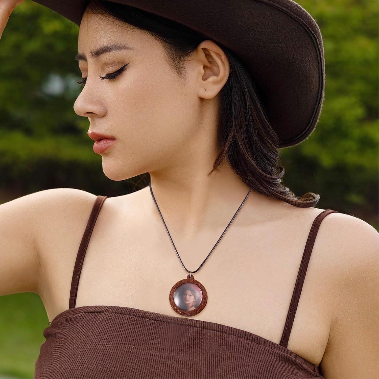 Bandejas de Colgante de Madera Craftdady 12 pcs DIY 30 mm