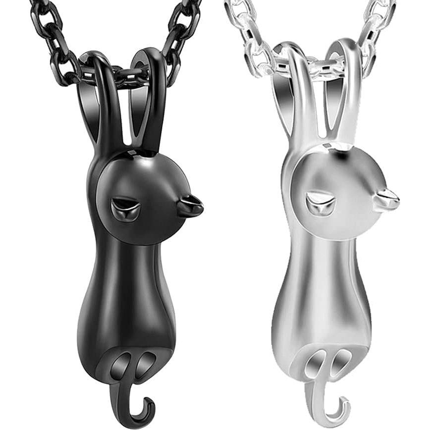 Collar Urna de Cremación para Mascotas DWJSu Negro 45 cm