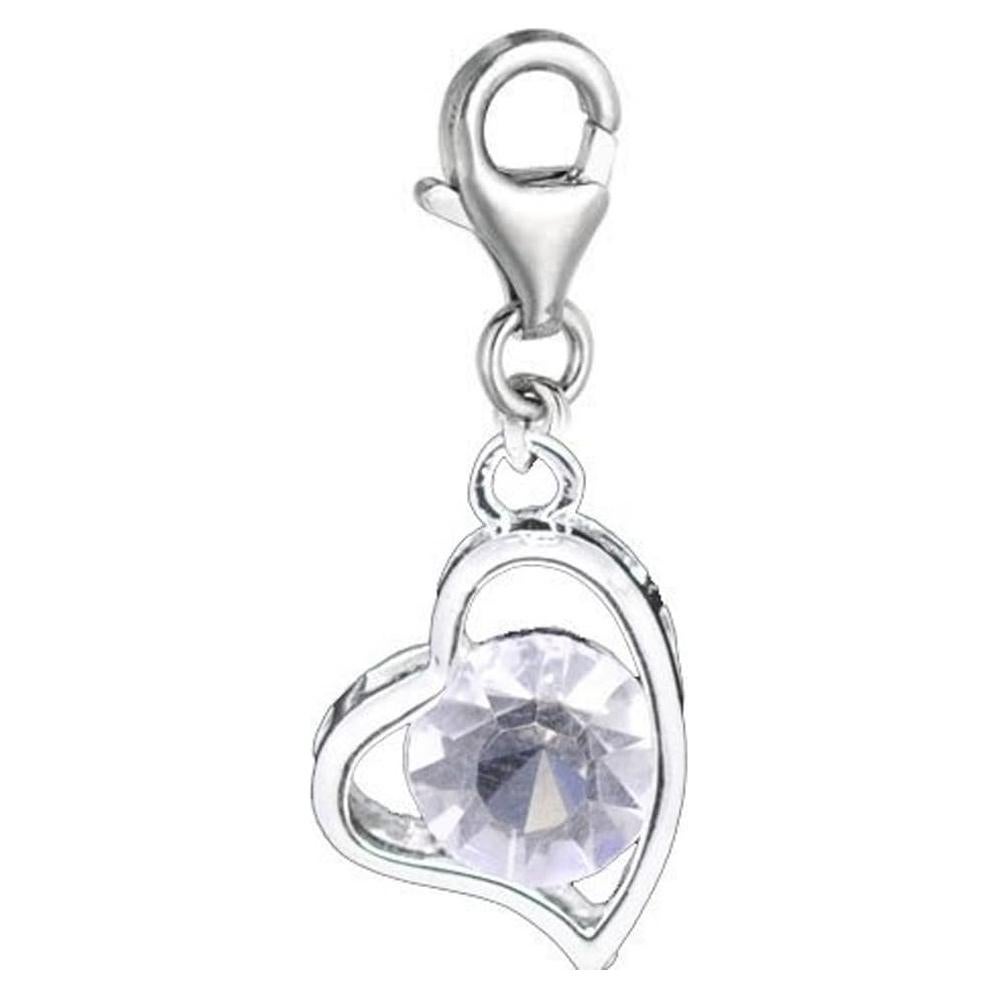 Encanto de Piedra de Nacimiento de Abril Sexy Sparkles 6mm