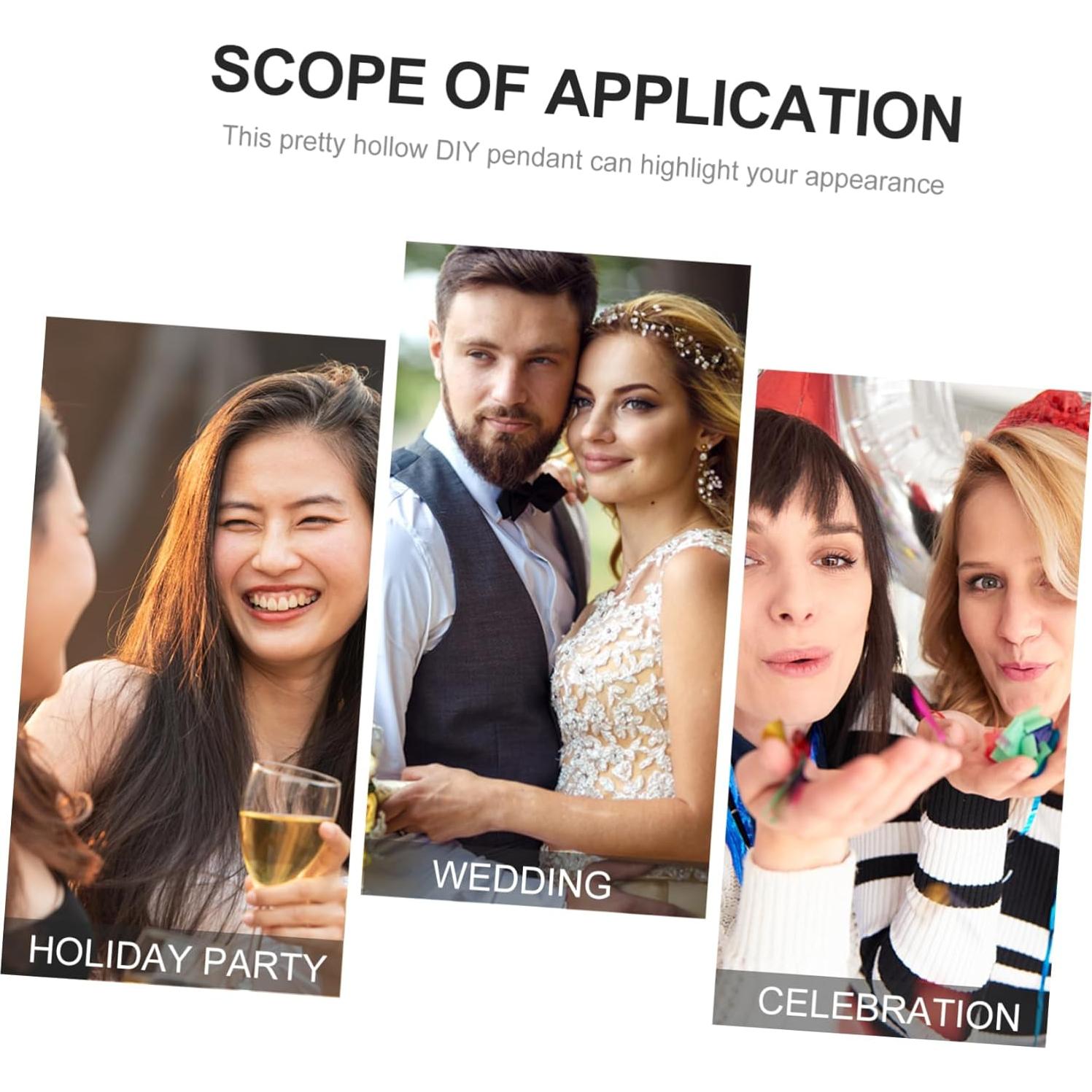 NUOBESTY 4 Pares Base para Pendientes Dorados DIY Joyería