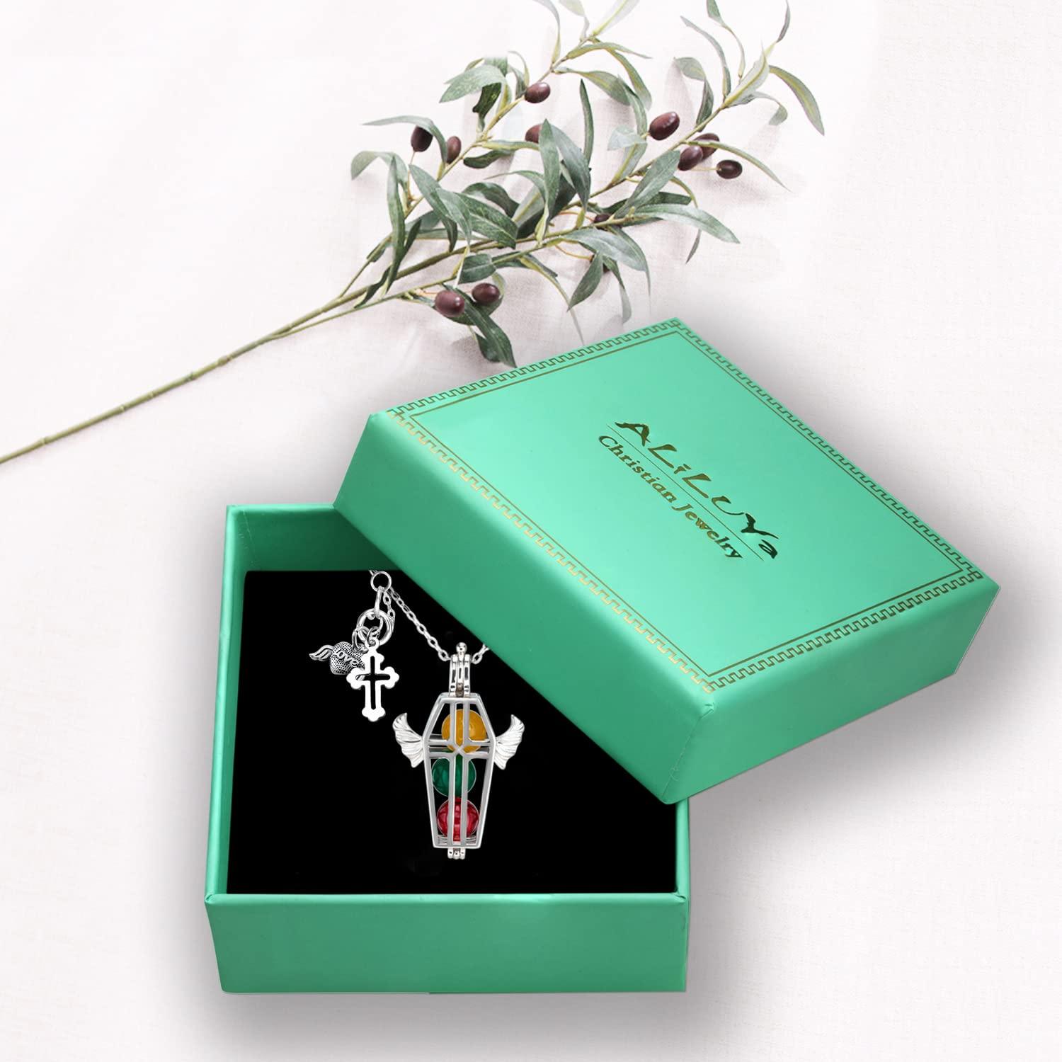 Collar de Alas de Ángel 925 Plata Esterlina con Charms