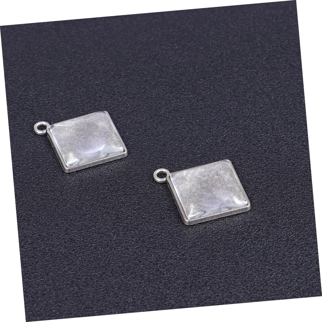 100 Piezas Colgantes Decorativos TEHAUX 5.08x5.08cm Aleación