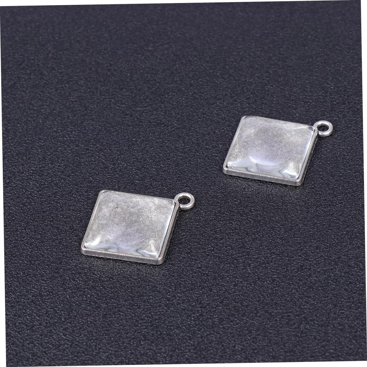 100 Piezas Colgantes Decorativos TEHAUX 5.08x5.08cm Aleación