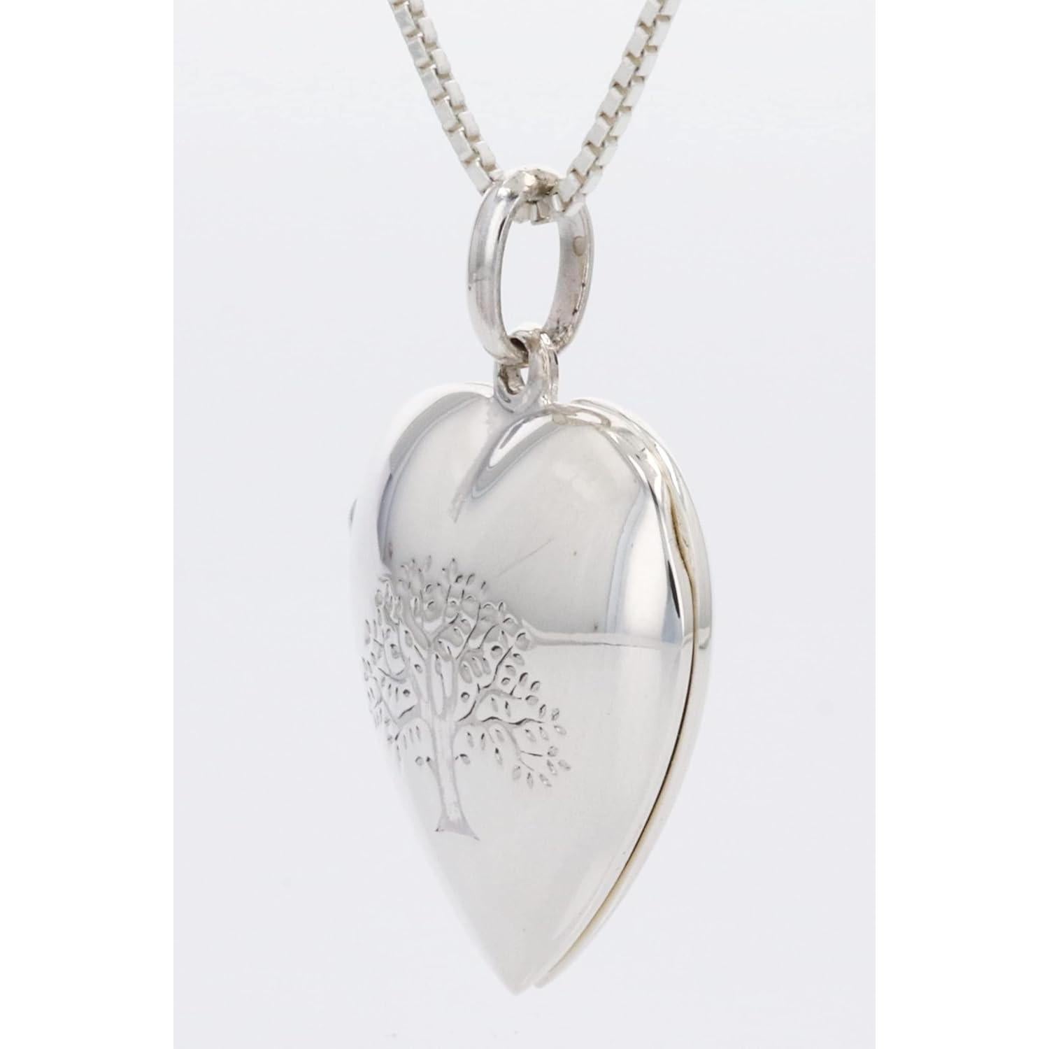 Colgante Árbol de la Vida de Plata de Ley con Cadena 45.72 cm