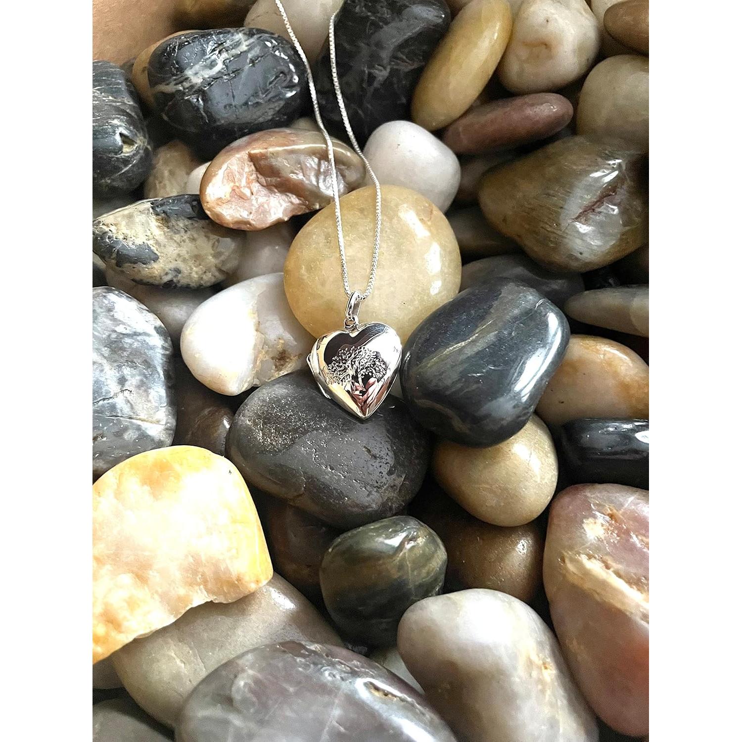 Colgante Árbol de la Vida de Plata de Ley con Cadena 45.72 cm