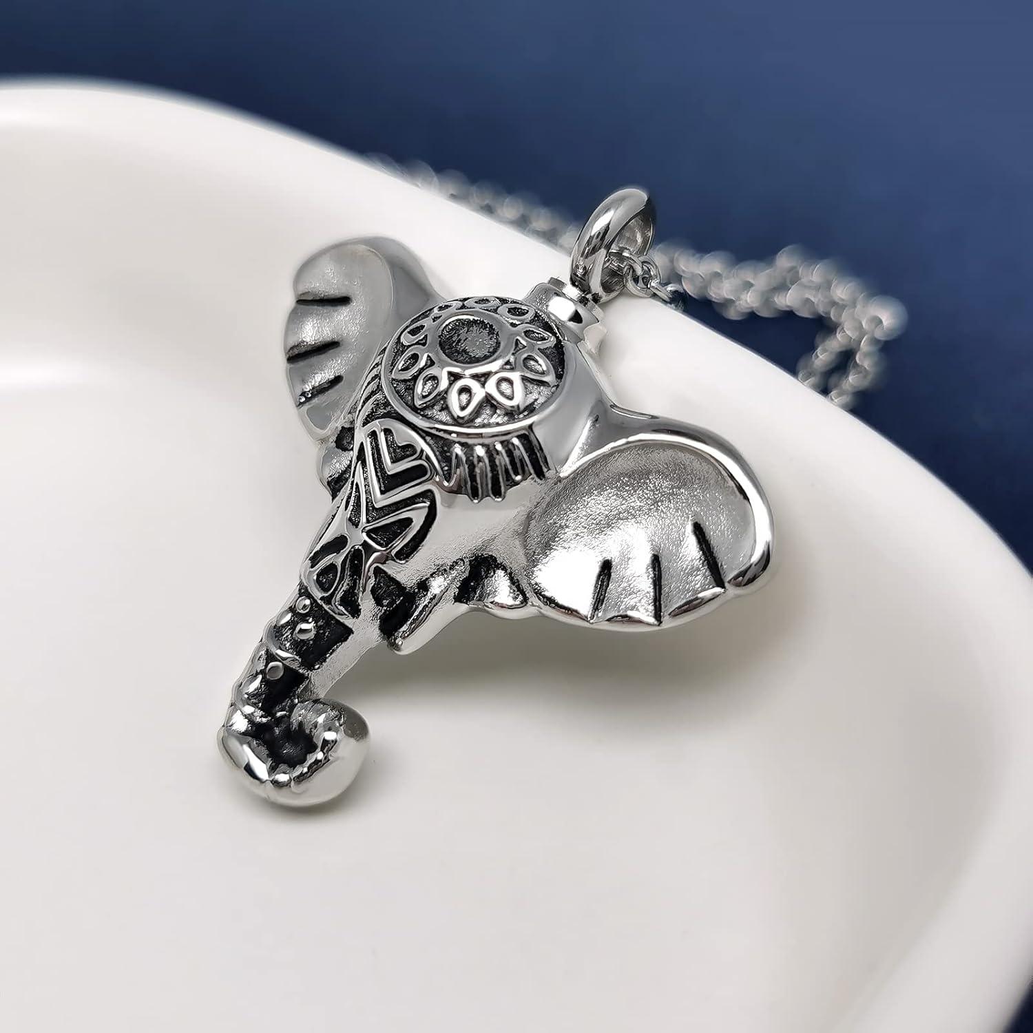 Collar de urna de cremación girasol LuxglitterLin para cenizas