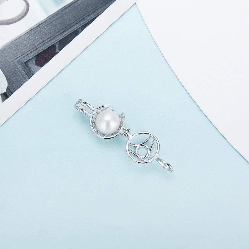 Colgante de Jaula de Estrella de Plata Esterlina 925 LGSY