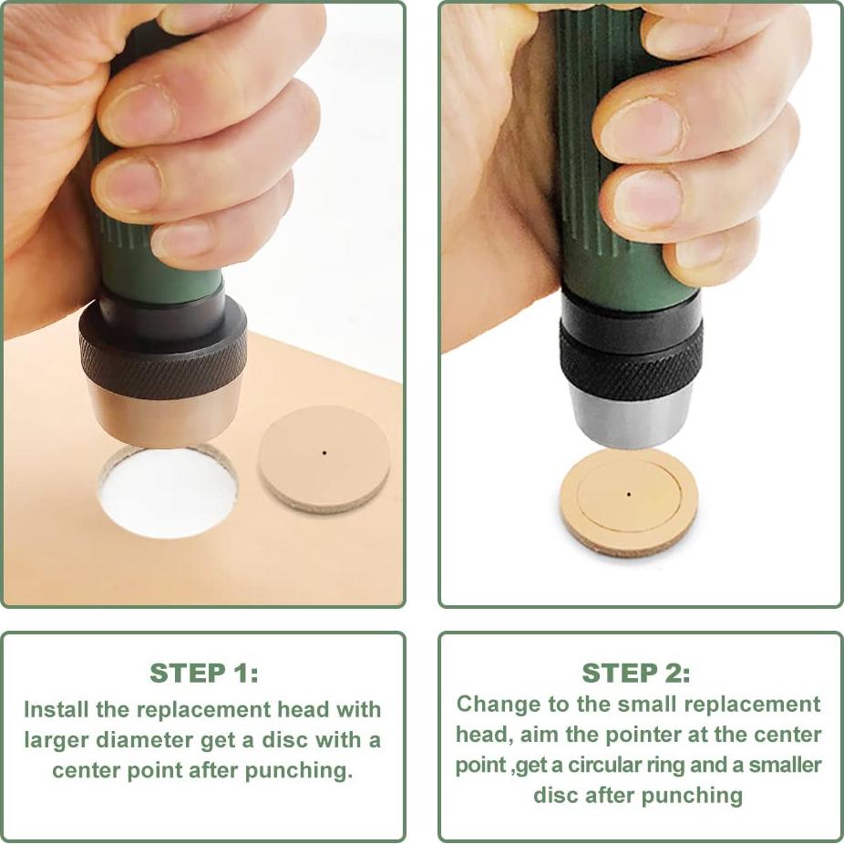 Juego de Punch de Junta 12 en 1 Senrog con Mango y Caja