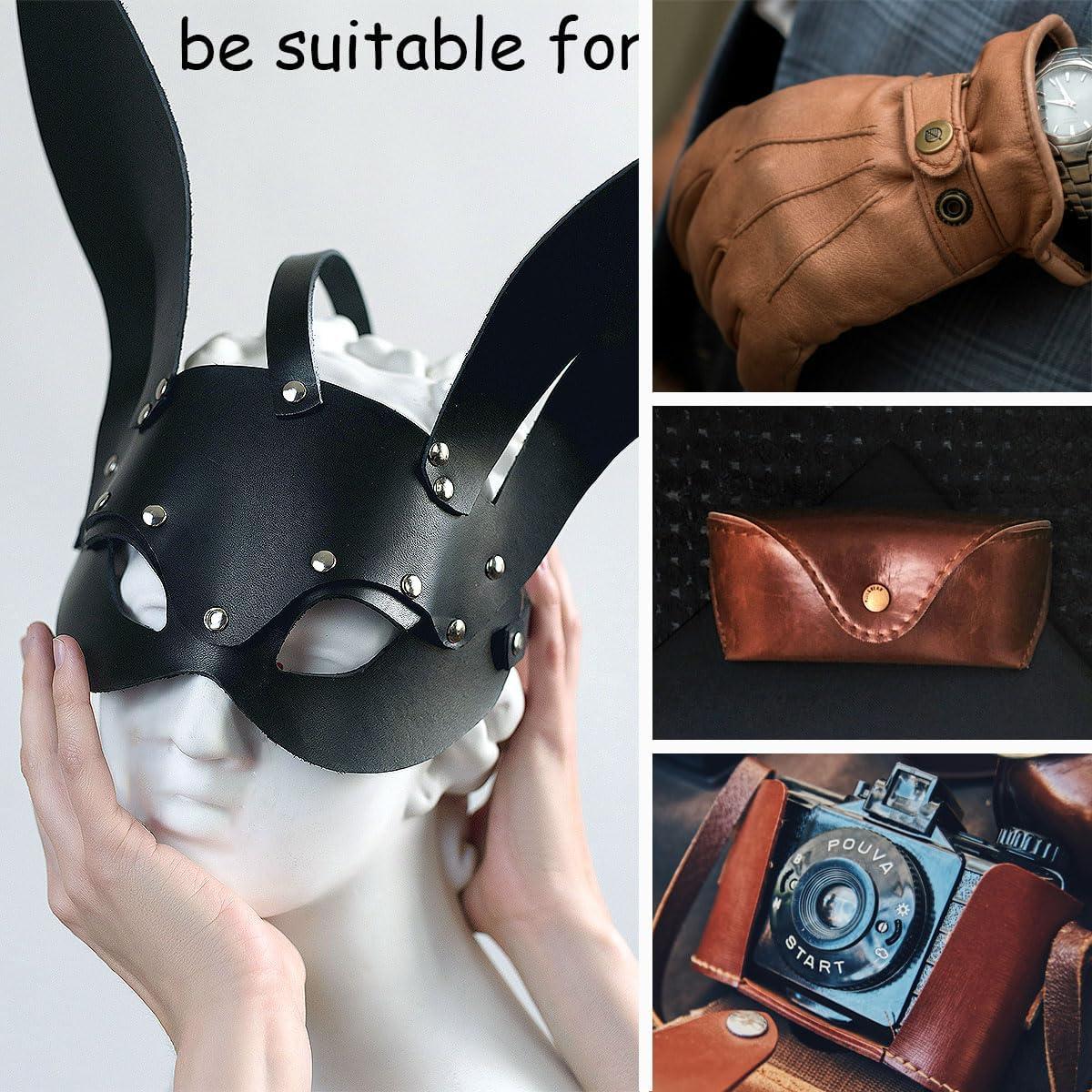 Conjunto de 2 Punzones de Cuero Triwenve con Mango de Madera