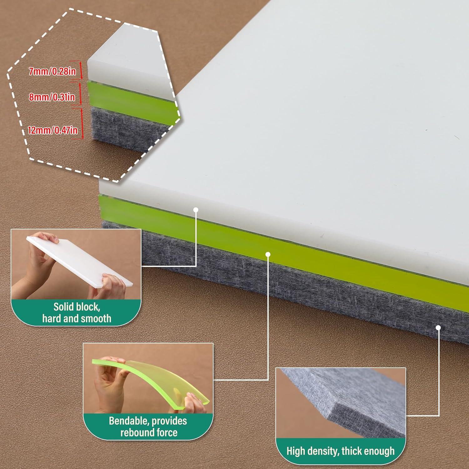 Kit de Perforación de Cuero Yizzvb 52 Formas con Martillo