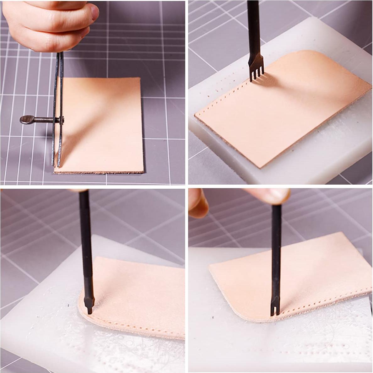 Juego de herramientas de perforación de cuero Ldirect 3mm