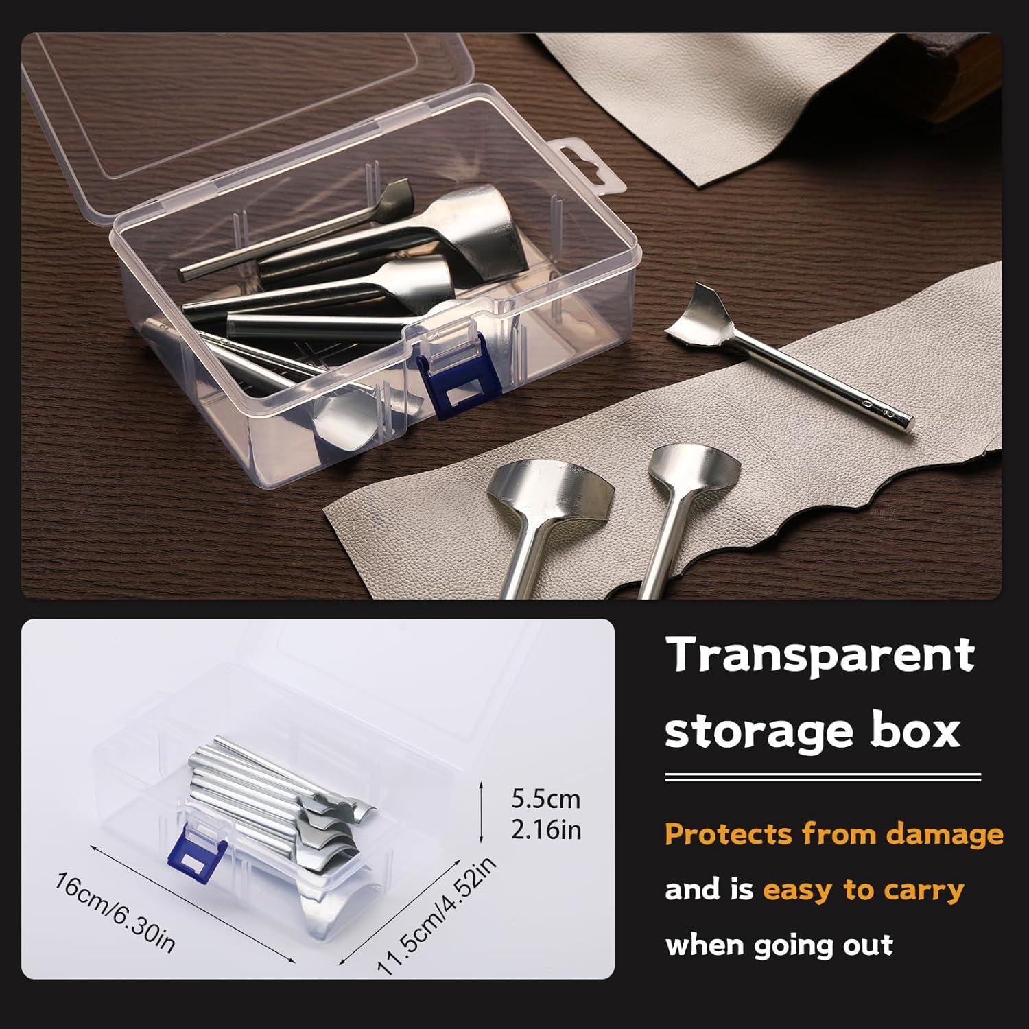 Juego de Perforadores de Cuero Yizzvb 9 Tamaños 10-50mm