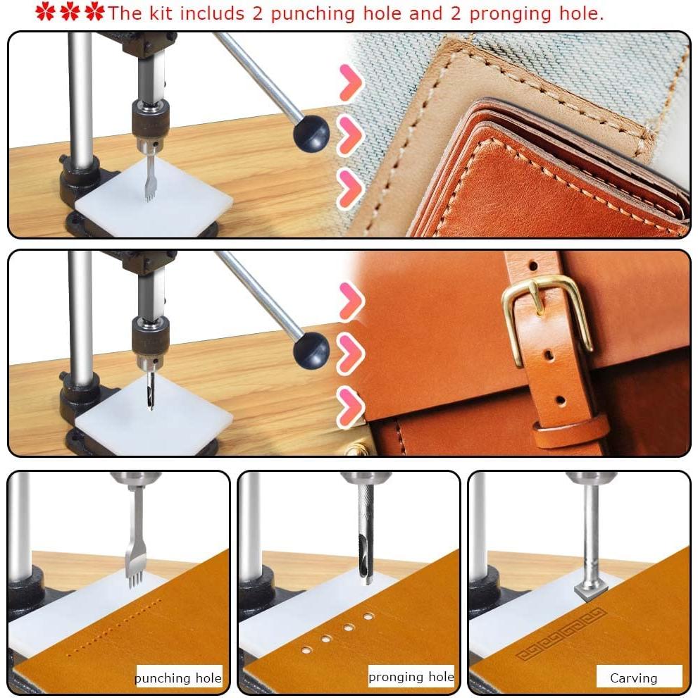 Perforadora de Agujeros de Cuero GUILOPOER DKJ Manual 15x12cm