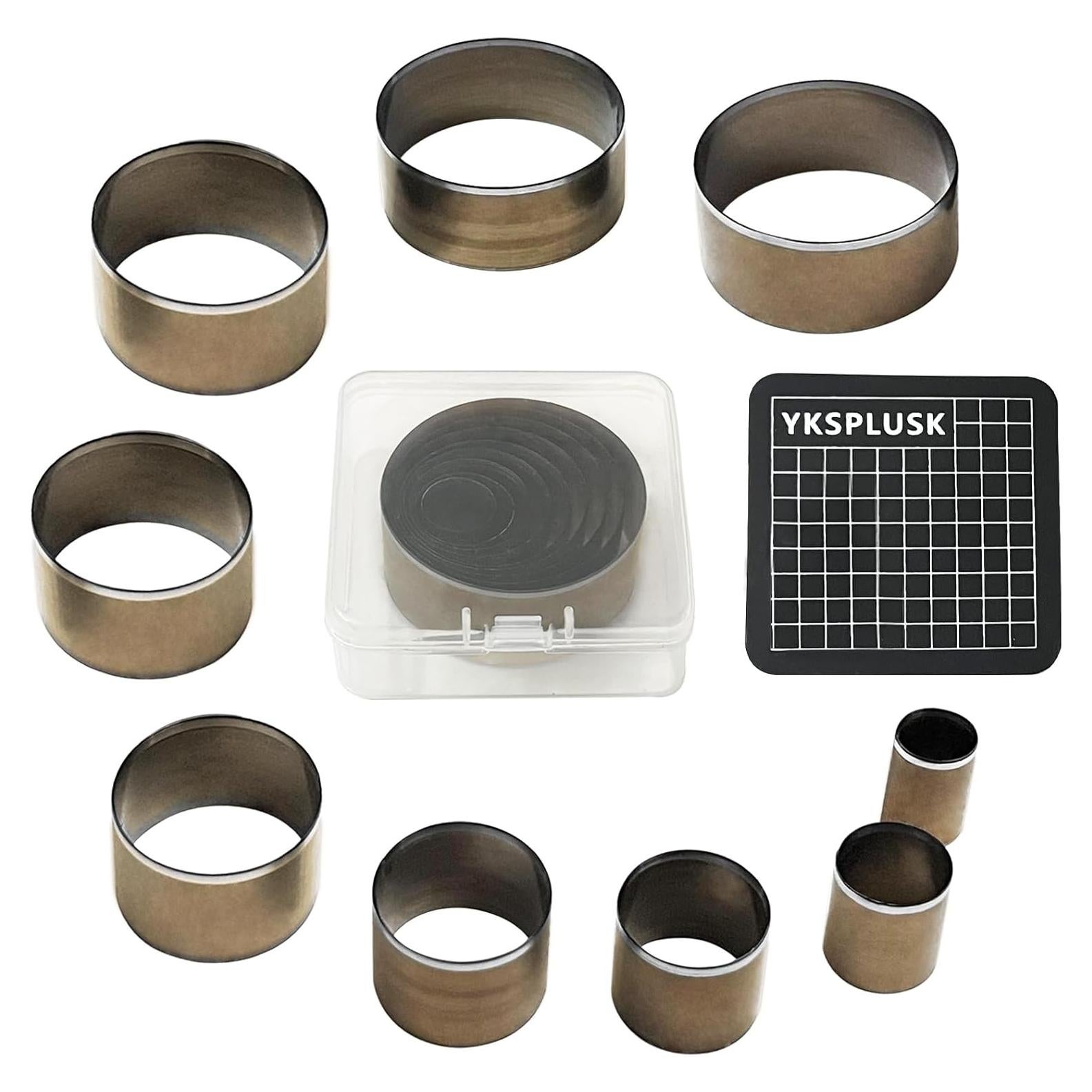 Juego de Cortadores de Círculo YKSPLUSK 9 Piezas 15-55mm