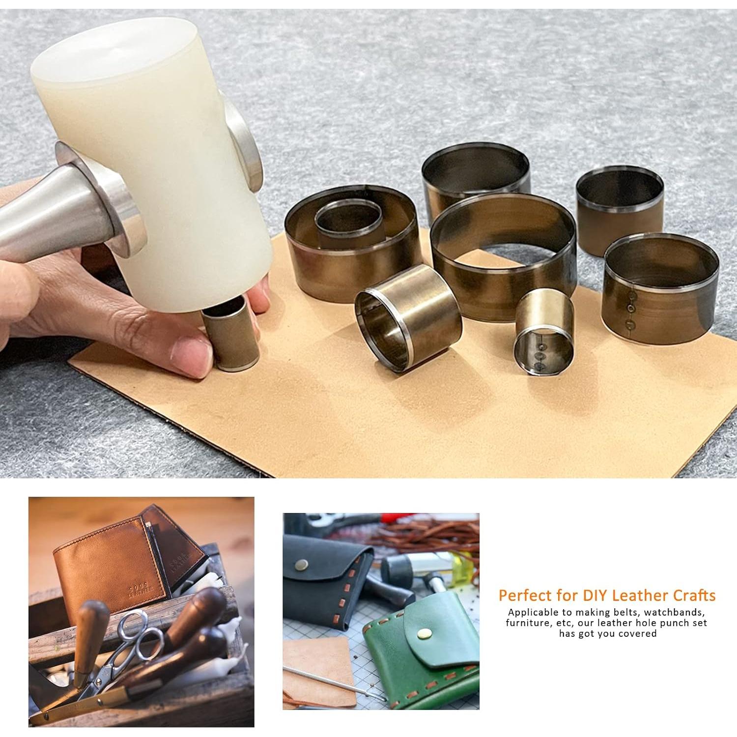 Juego de Cortadores de Círculo YKSPLUSK 9 Piezas 15-55mm