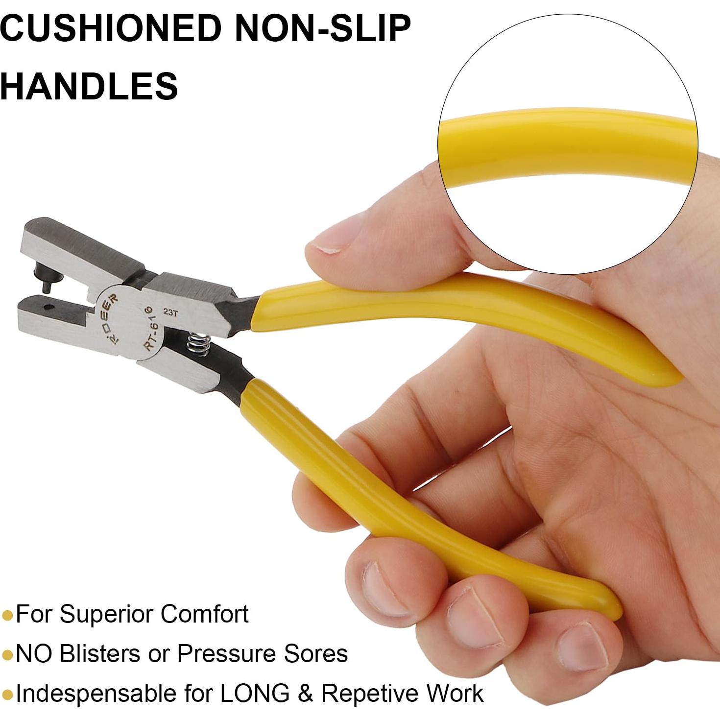 Perforadora de Agujeros para Cinturones Rongon 2.0mm Amarilla