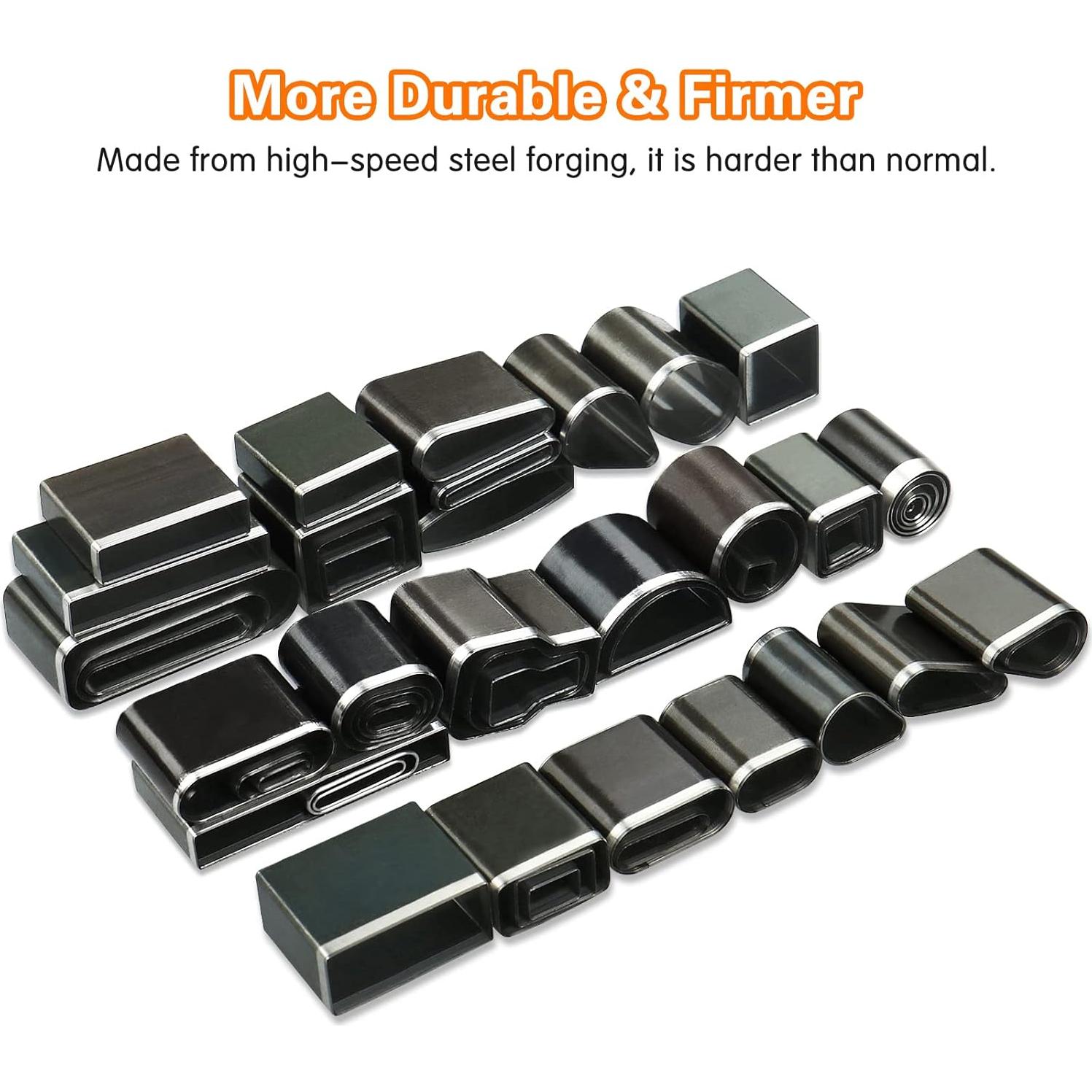 Juego de 56 Piezas Punch de Agujeros de Cuero YKSPLUSK