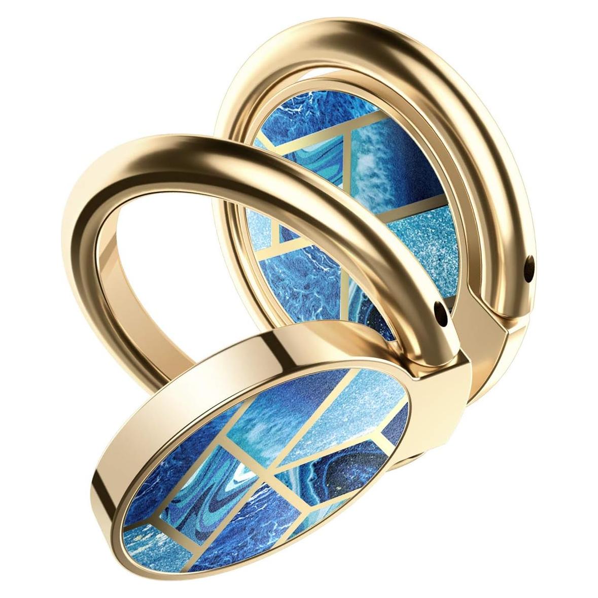 Soporte para anillo de teléfono i-Blaosn Cosmo 360° Azul