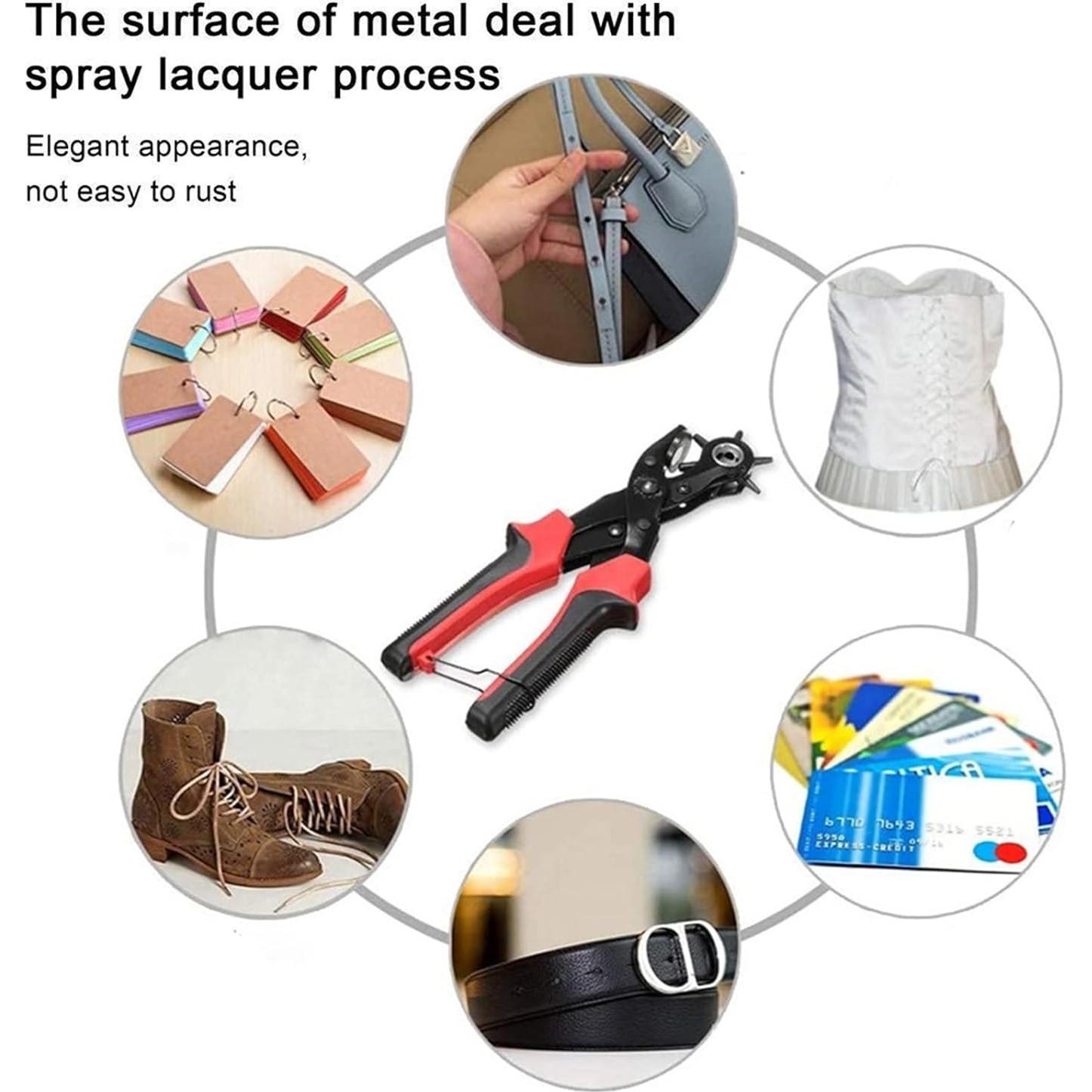 Juego de Perforadores de Cuero NXTOV - Kit Profesional 6 Tamaños