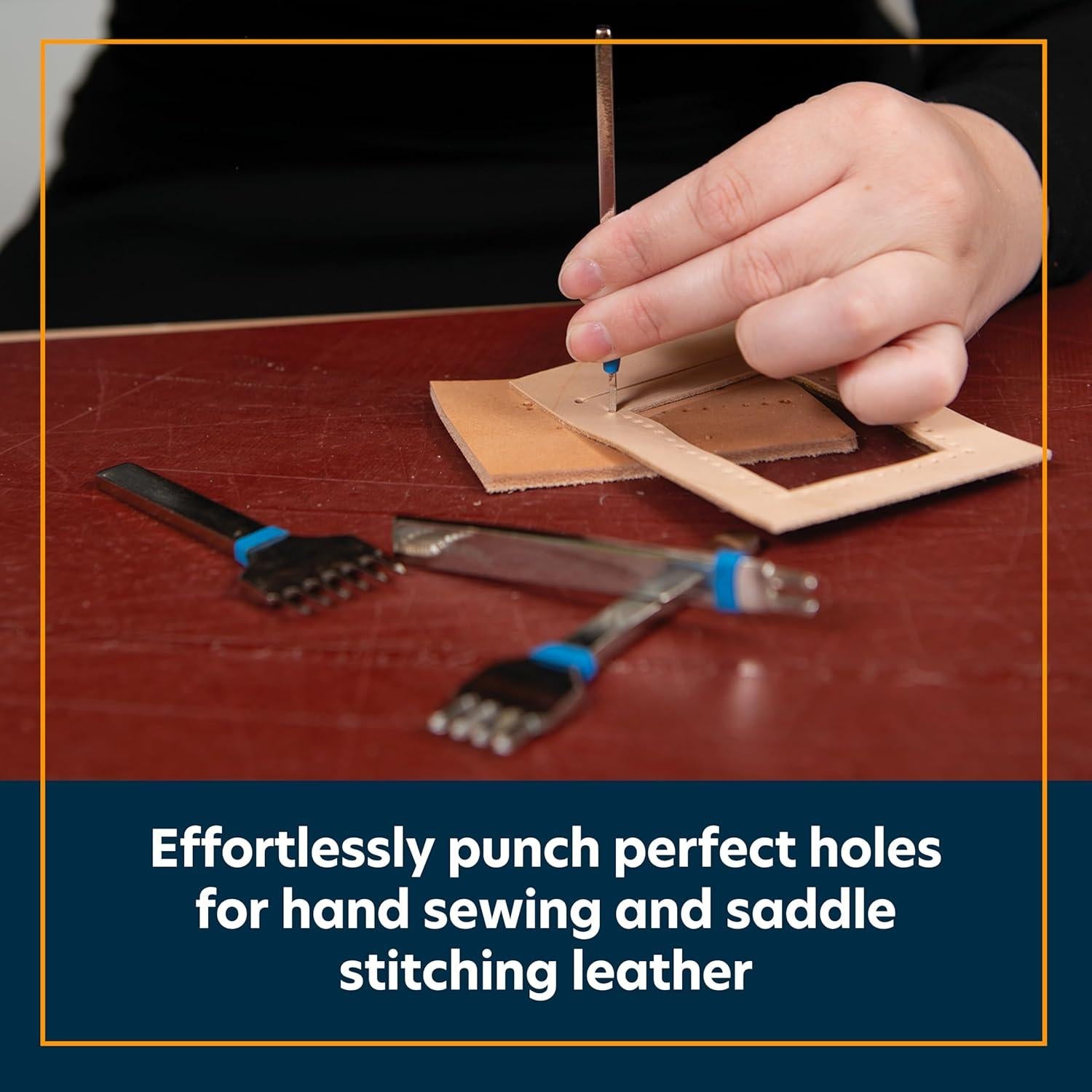 Juego de Punzones de Cuero Weaver 5mm - Cuchillos de Costura