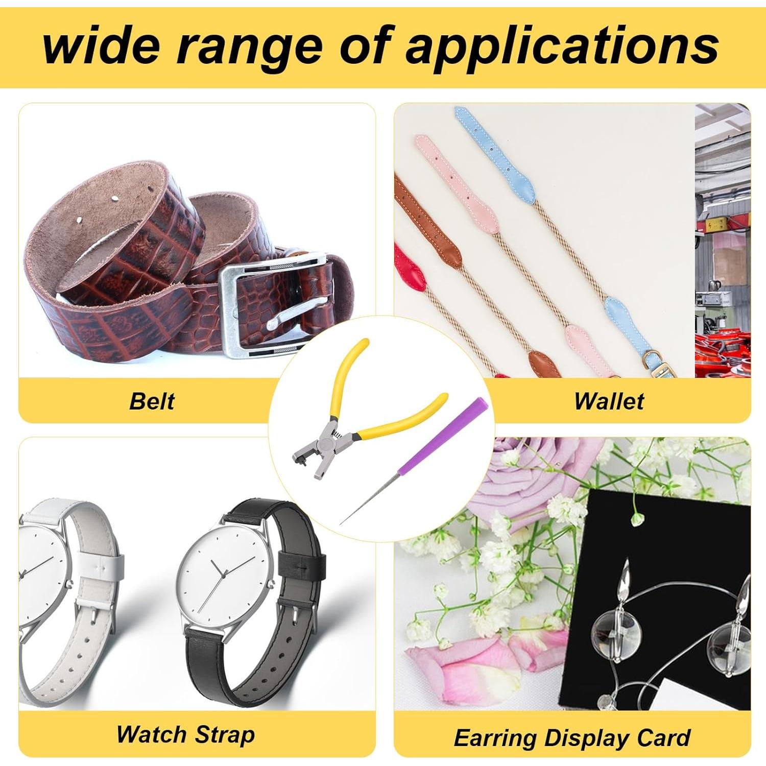 Perforador de Agujeros de Cuero QBXMY7 2.0mm Ergonómico