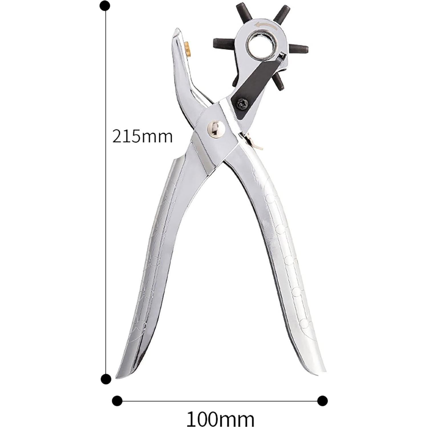 Juego de Perforación de Agujeros de Cuero YYaaloa 6 Tamaños