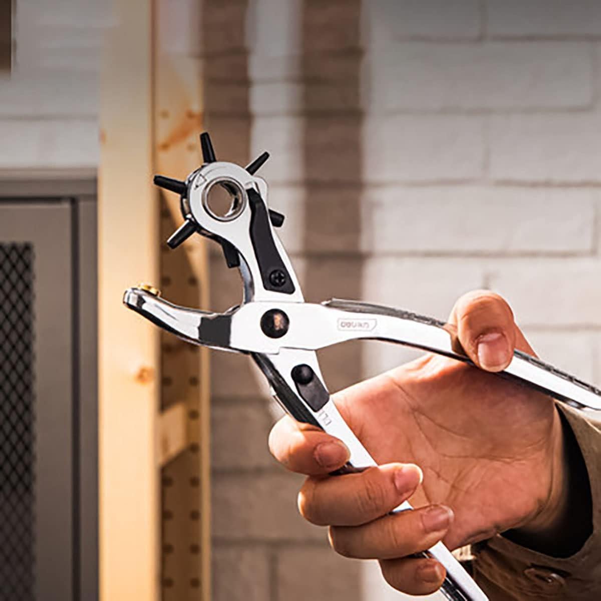 Juego de Perforación de Agujeros de Cuero YYaaloa 6 Tamaños