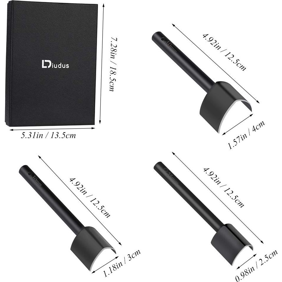 Troquelador de Esquina de Cuero DIUDUS 3 Tamaños 25/30/40mm