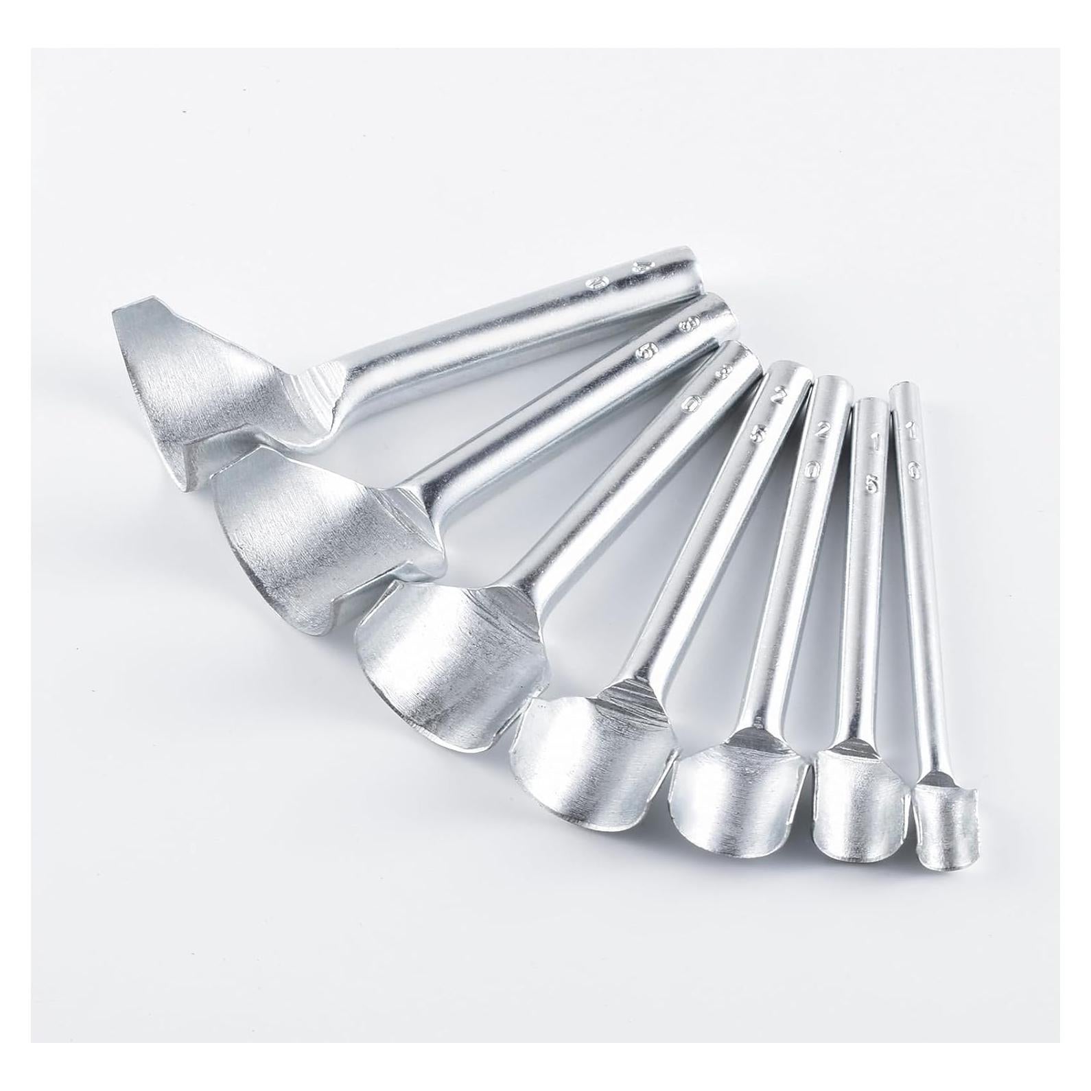 Juego de 7 herramientas de artesanía en cuero Jyvrixa