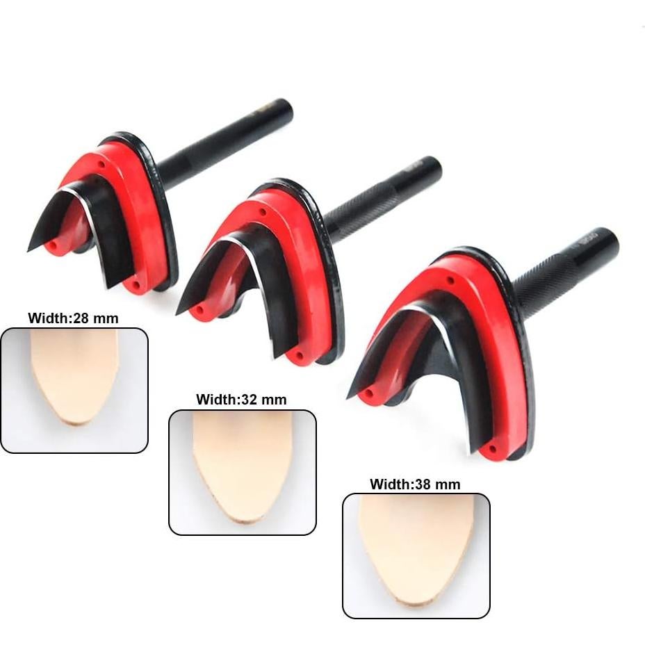 Juego de 3 Piezas Cortador de Punta de Cinturón OWDEN Tipo V