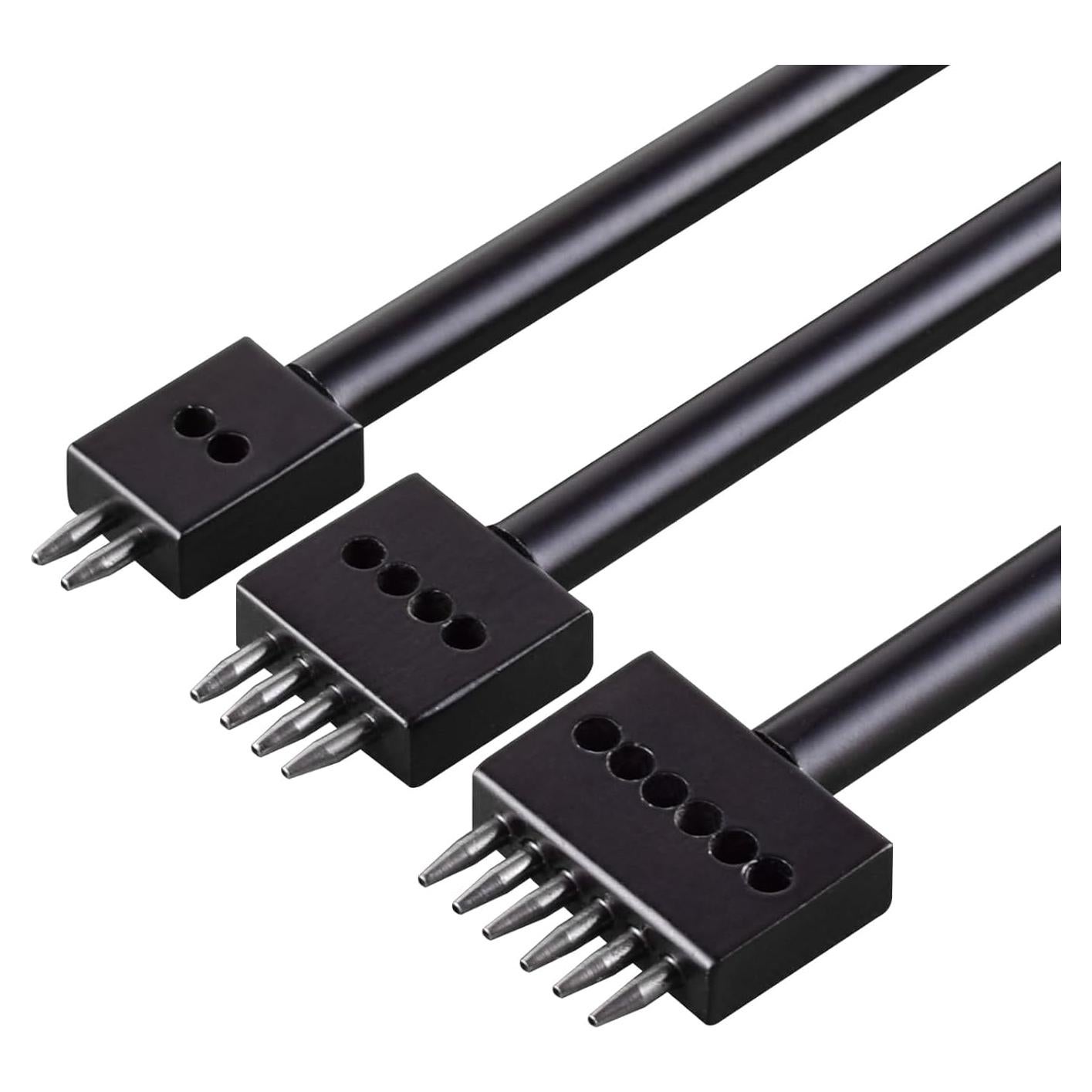 Juego de Herramientas de Perforación de Agujeros en Cuero Jyvrixa - 3 Piezas