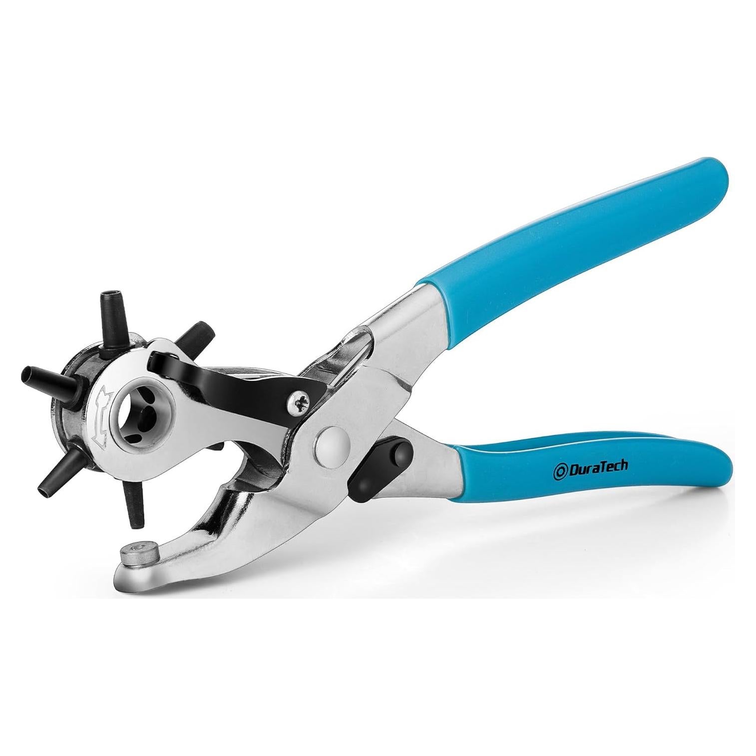 Perforadora Giratoria DURATECH 20 cm para Cuero 6 Tamaños