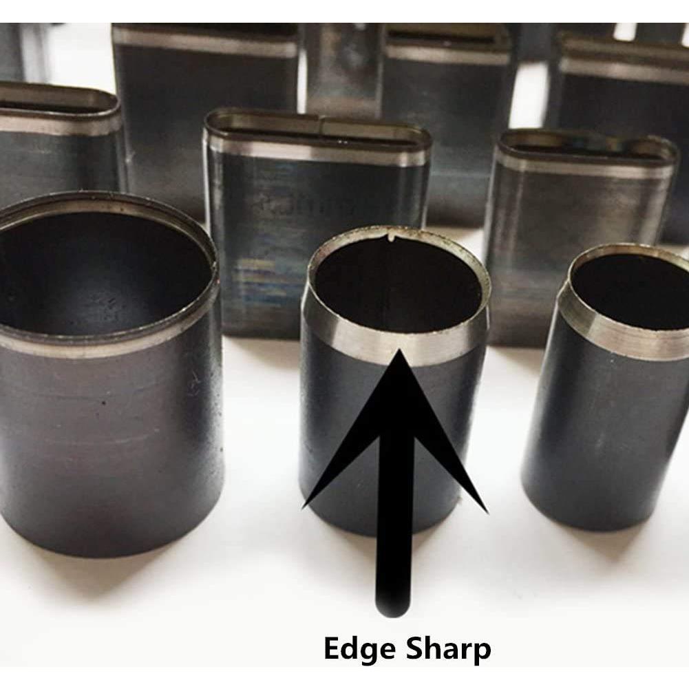 Troqueladora de cuero Jiayouxile 39 formas, acero duradero
