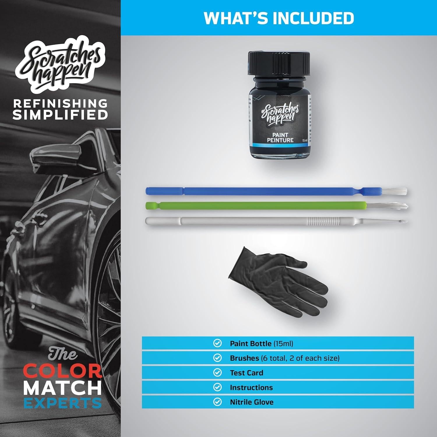 Kit de pintura de retoque ScratchesHappen Pebble Blue Pearl 15ml