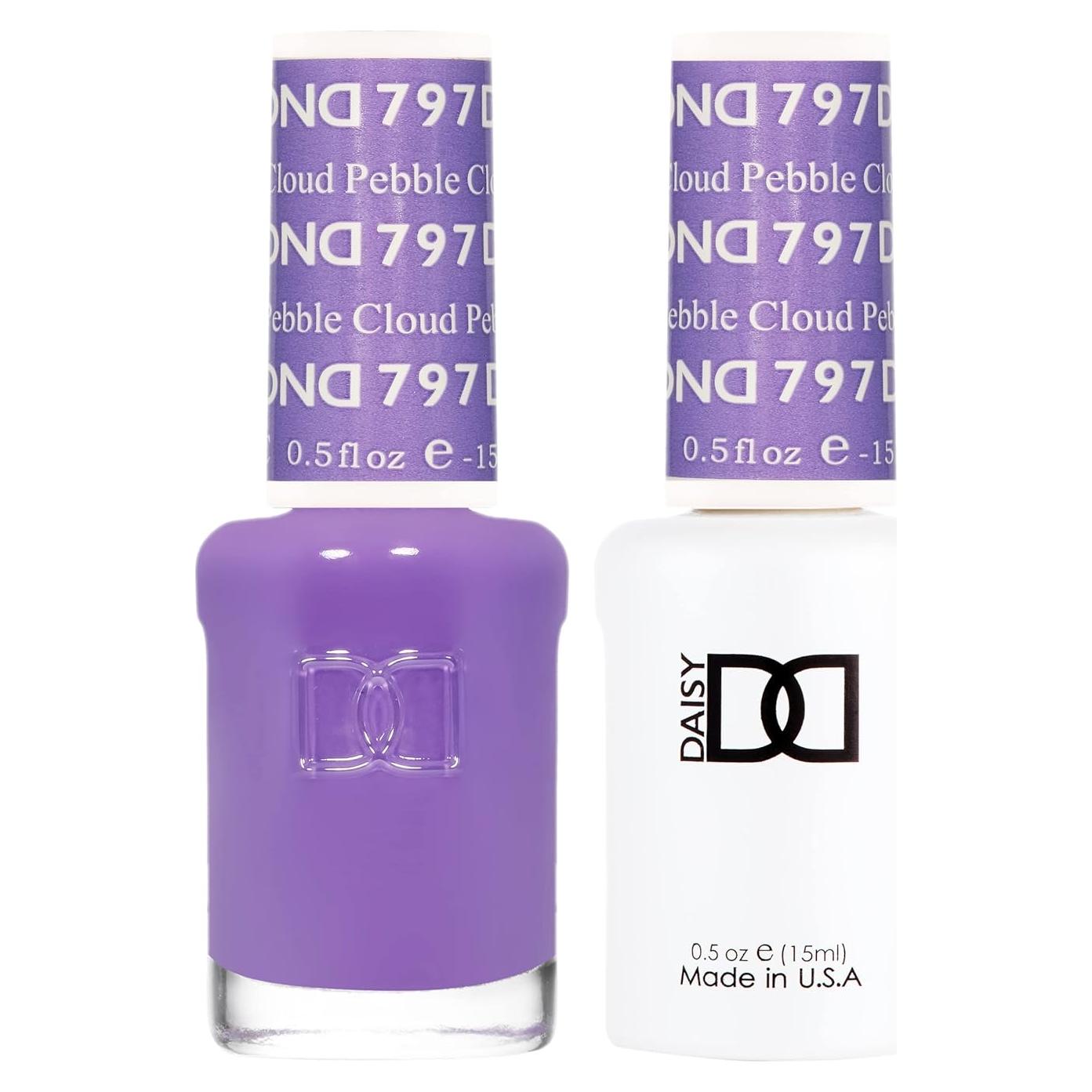 Conjunto de Esmalte en Gel DND Nube de Guijarro 15 ml