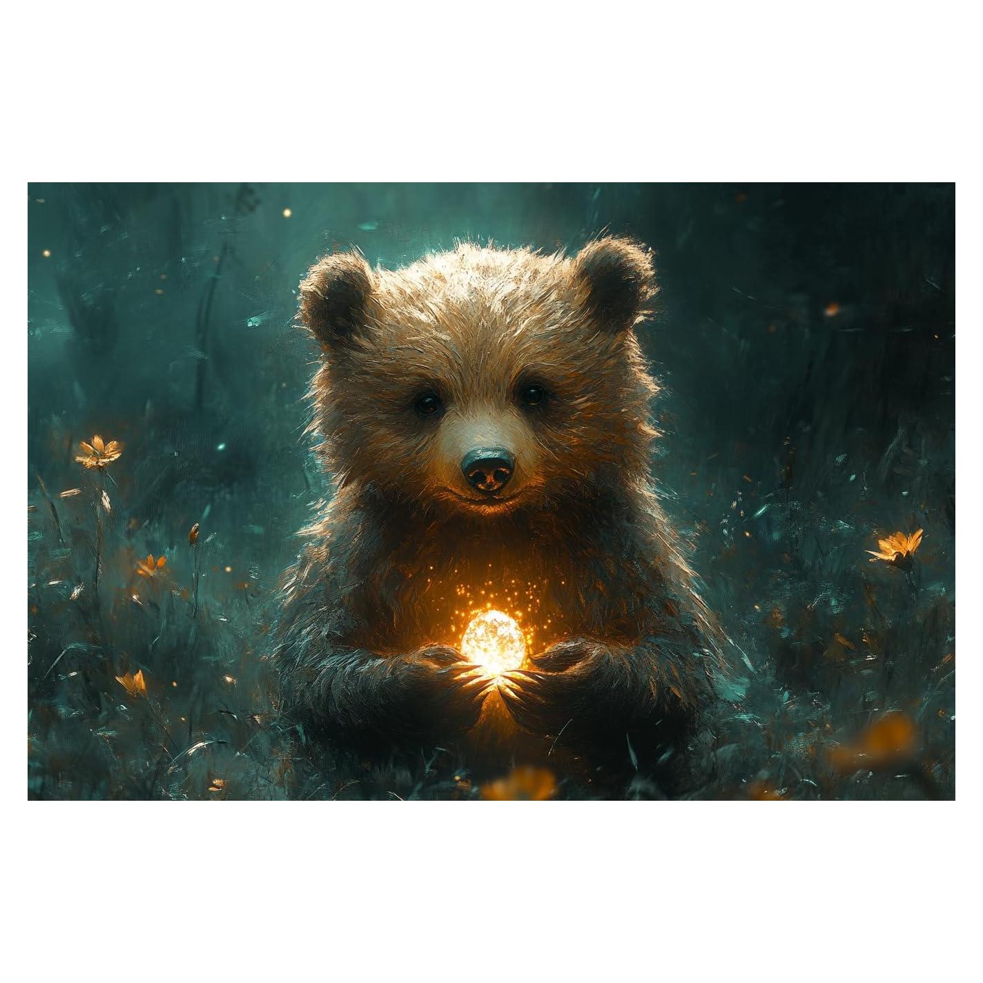 Kit de Pintura por Números KY-lunk 40x50 cm Osito