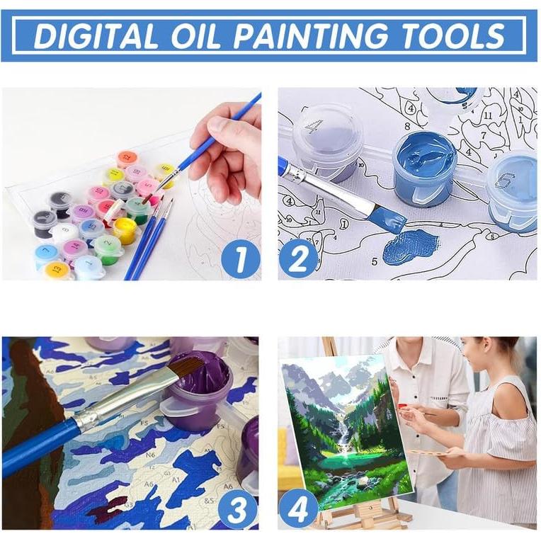 Kit de Pintura por Números KY-lunk 40x50 cm Osito