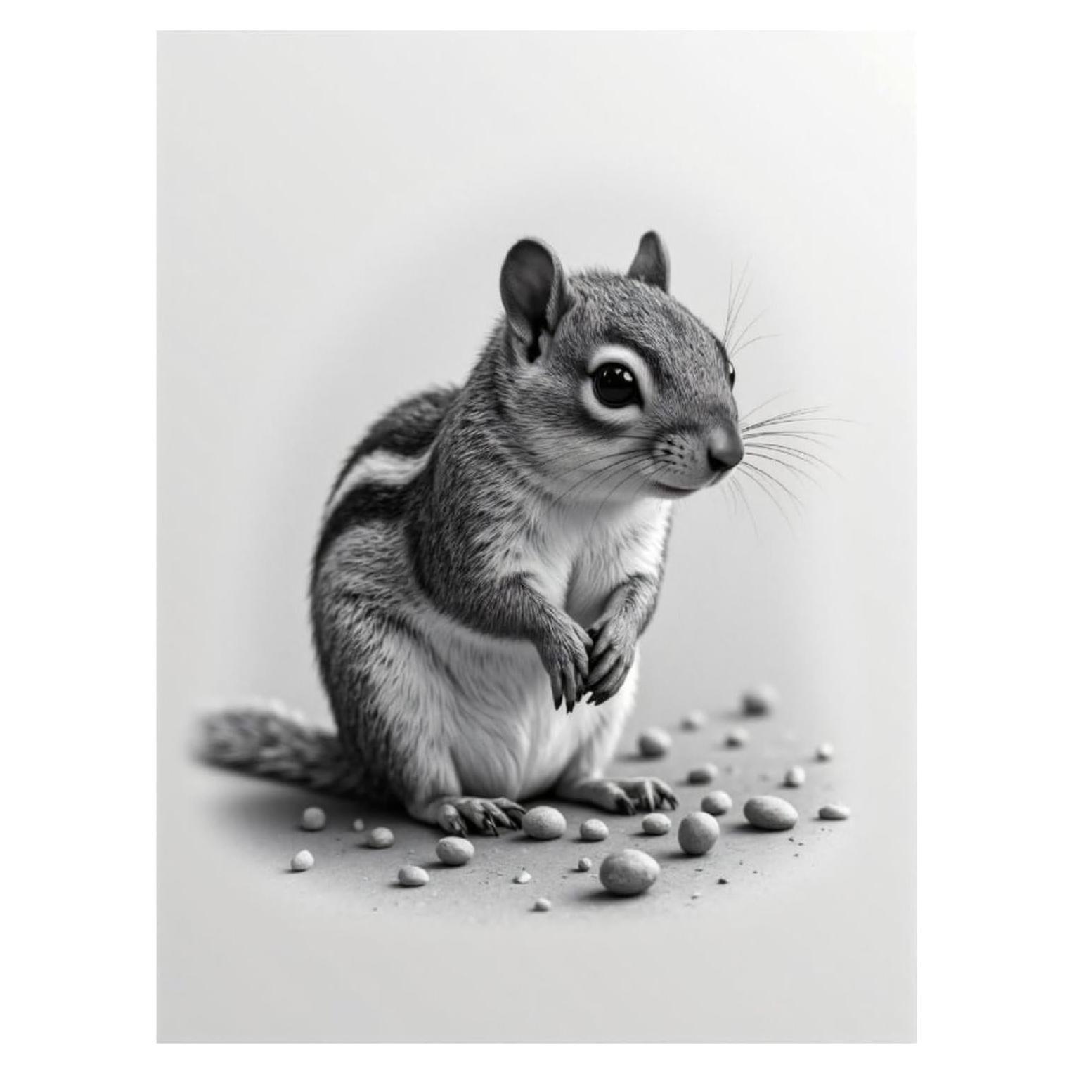 Kit de Pintura de Diamante TZTTZT Ardilla 30x40 cm para Adultos