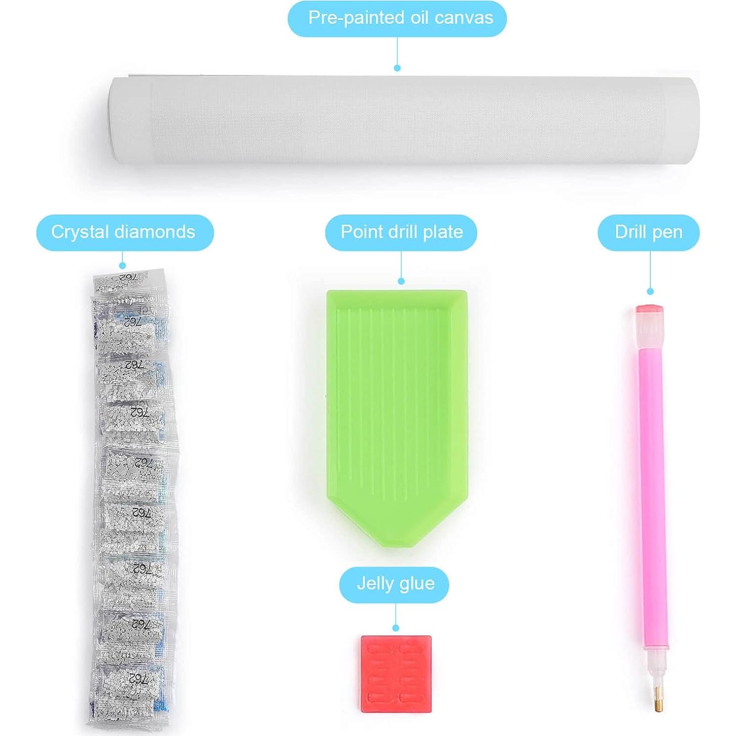 Kit de Pintura de Diamante TZTTZT Ardilla 30x40 cm para Adultos