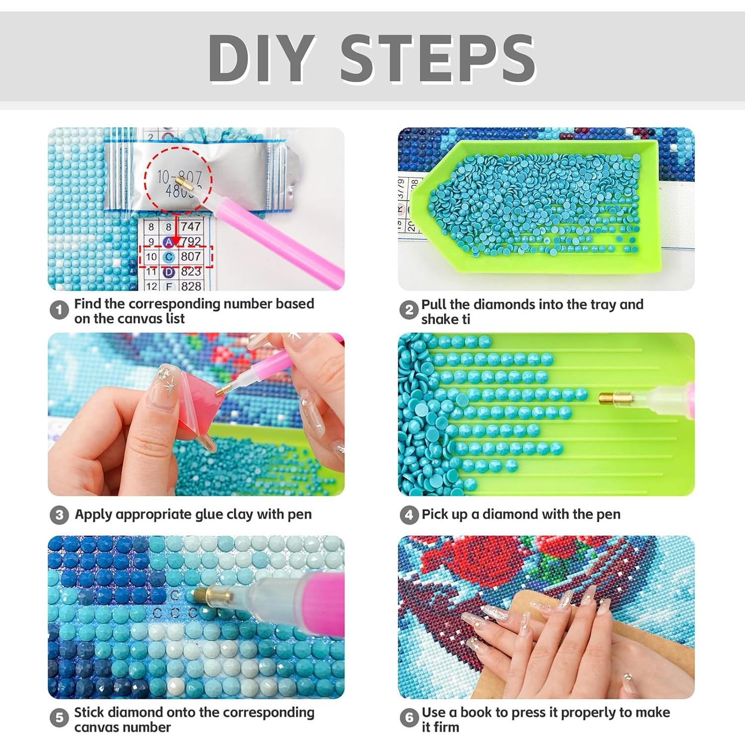 Kit de Pintura de Diamante TZTTZT Mariposa Azul 30x40 cm