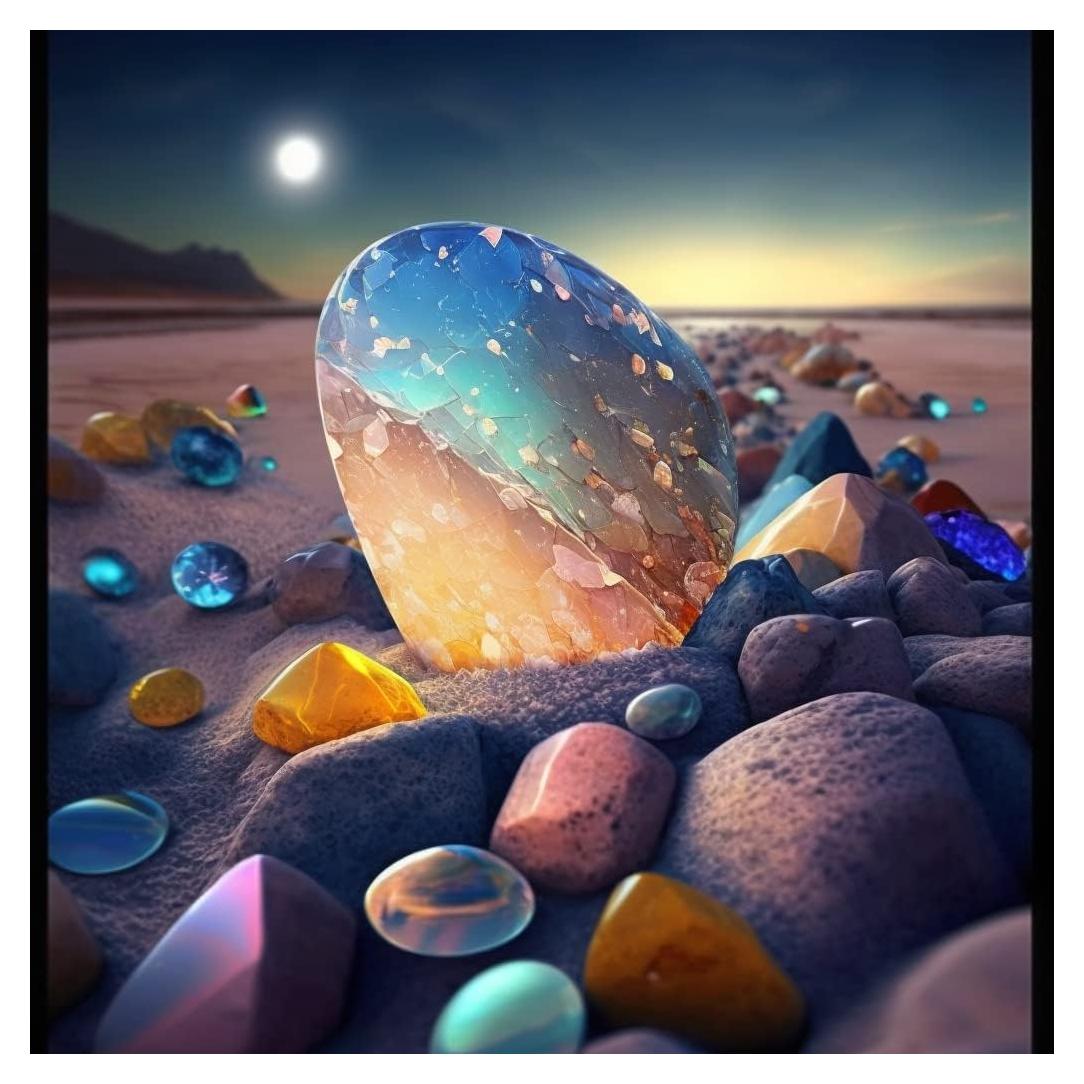 Kit de Pintura de Diamante LNZZ 5D 45x65 cm Hermosas Piedras